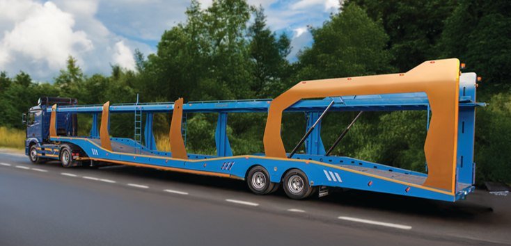 Car carrier trailer