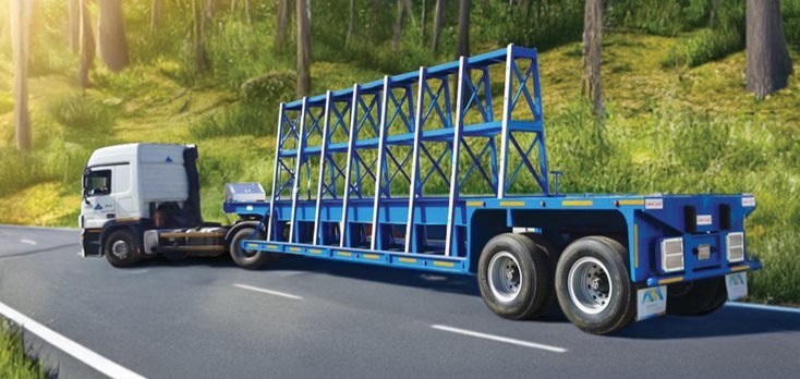 Precast wall panel transporter